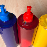 Encre DTF Pigmentée Comstar 1L Compatible avec les Imprimantes Epson I3200-A1 Têtes d'Impression CMYK Blanc, Prise en Charge des Étiquettes Personnalisées