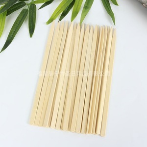 Brochetas desechables de bambú Bamboo Saint de 240 mm de longitud para barbacoa y uso con espino dulce confitado - Product Image 1
