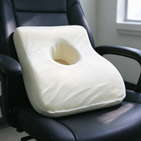 Coussin en éponge souple personnalisé OEM ODM avec design à trous ronds, coussin de soutien en mousse épaisse pour chaise de bureau, siège de voiture, siège respirant