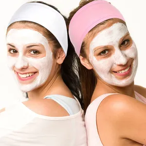 Lavar o rosto de cosméticos compõem microfibra turbante banda cabeça maquiagem suave spa yoga faixa de cabelo banho