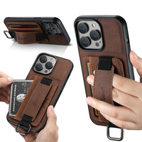 Premium Faux cuir portefeuille coque de téléphone porte-carte pour IPhone 12 13 14 15 16 Pro Max Plus affaires antichoc couverture de téléphone portable