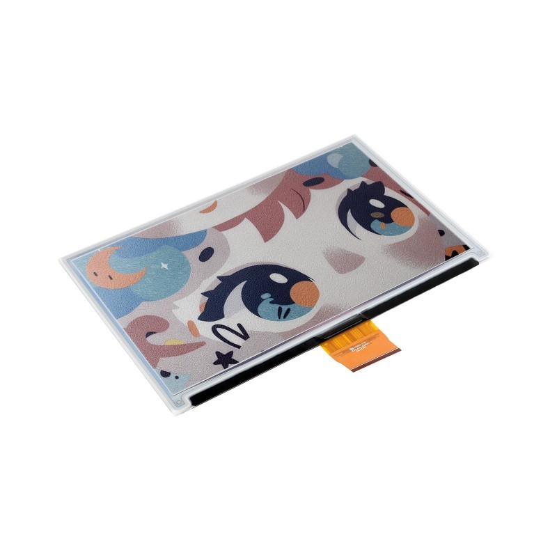 7.3-Inch E Ink Spectra 6 Color Display: 800x480 Pixels, Low Power