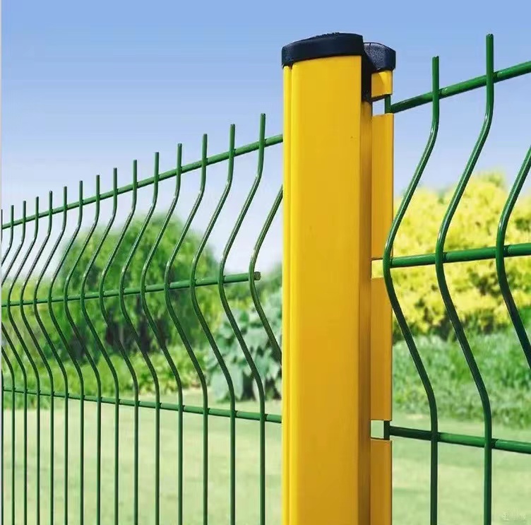 3d 2.0mm Curved Metal Fence Custom Outdoor Restaurant Ornaments