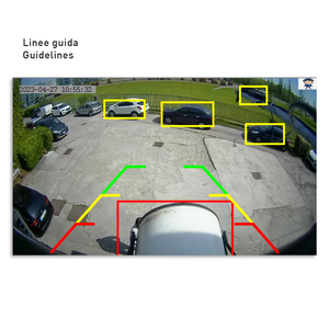 Cámara de Reversa Inalámbrica CAMWBR, Impermeable IP68/69, Gran Angular, Sensor de Estacionamiento con Función de Pantalla Dividida - Product Image 5