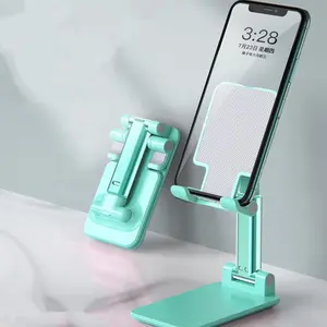 Universal Folding Phone Stand Holder Aluminum Alloy Telescopic Angle Adjustable Mobile Phone Tablet Stand For Desktop