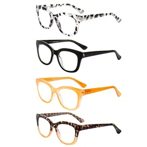 2023 Trendy Reading Glasses Wholesale CP Pin Slingshot Feet Presbyopia Custom Fashion Reading Glasses Anti Blue Light For Women