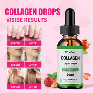 Gouttes de collagène pour adultes ASAP OEM, liquide éclaircissant pour la peau, complément alimentaire de qualité alimentaire, 60 ml - Product Image 2