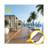 Fournisseur de revêtements de terrasse en aluminium et plastique pour l'architecture, fabricant de planches de sol extérieures durables pour les systèmes de plateformes sur toits