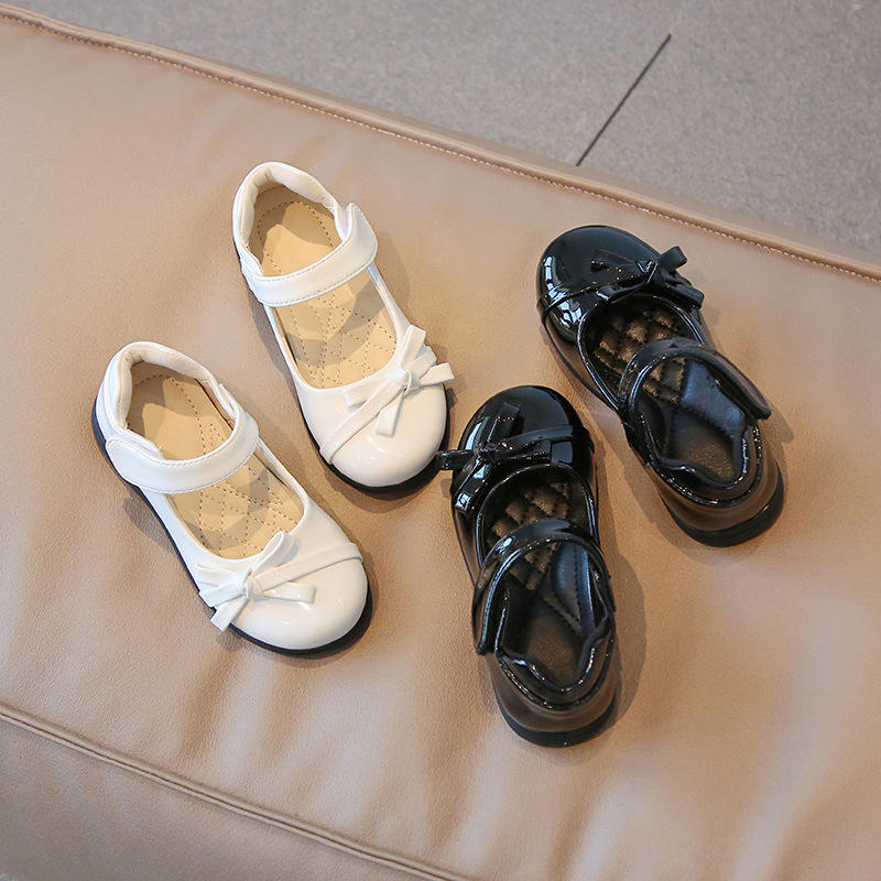 Children Girl School Shoes PU Sole Fashionable Durable