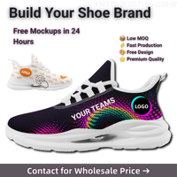 Chaussures de sport décontractées haut de gamme pour hommes, idéales pour la marche et la course, avec lettrage personnalisé pour les commandes d'importateurs B2B