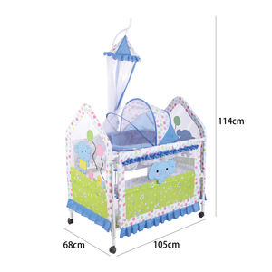 थोक बच्चों के बेडरूम के बच्चों को बिस्तर आधुनिक अद्वितीय थोक लक्जरी बेबी क्रिब - Product Image 5
