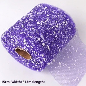 Nastro in Velluto Satinato Snow Point, Larghezza 15cm, Impermeabile per Decorazioni Fai-da-Te, Matrimoni, Fiori Artificiali, Rose, Fiocchi di Neve - Product Image 6