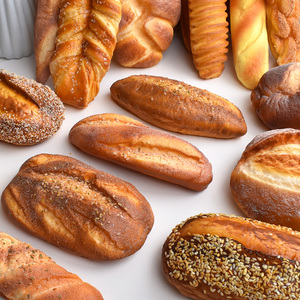 Set de Decoración de Alimentos de Plástico, Simulación de Pan, Croissant Artificial, Ecológico, Realista, para Cestas, Modelos de Habitaciones, Panaderías - Product Image 5