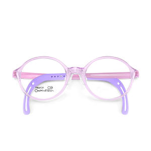 Monturas de Gafas Redondas para Niños Danyang Tk6131, Acrílicas, Montura Completa, Antideslizantes, Patillas Ajustables, para Niños de 0 a 9 Años - Product Image 1