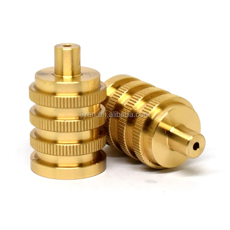 Various Brass Machining Parts Knuckle Brass Jiyan Factory Hot Sale OEM Design Precision Machining Knuckle Brass Turned Parts