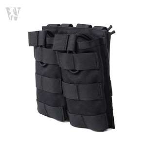 M4 m16 ar15 5.56 tactical durable 3-7 days  <strong>ipsc</strong> <strong>magazine</strong> <strong>pouch</strong> triple open top ammo bag triple double single - Product Image 5