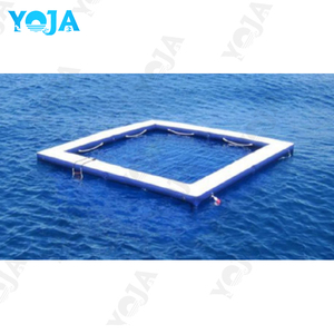 Tapis d'eau gonflable personnalisé de haute qualité DWF île de plate-forme flottante pour l'utilisation de piscine résidentielle de mer lac rivière - Product Image 3