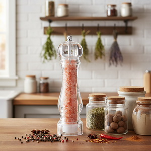 Molino Manual <span class=keywords><strong>de</strong></span> Sal y Pimienta, Molinillo <span class=keywords><strong>de</strong></span> Especias y Hierbas con Molinillo <span class=keywords><strong>de</strong></span> Cerámica Ajustable - Product Image 1