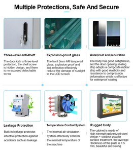 屋外高明るい2500 Nits 27インチAndroidモニターディスプレイ防水広告機器 - Product Image 2