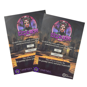 Bán buôn Scratch Off Xổ Số vé Cào thẻ tùy chỉnh trò chơi chiến thắng thẻ cào - Product Image 6