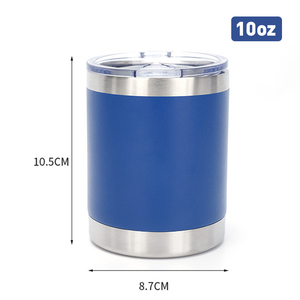 10oz Stainless Steel Powder Coated Travel Mug Handle Lid High Quality American Style Double Wall Vacuum Insulated Leak-Proof BPA - Product Image 3