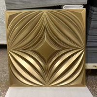 Plaques de plafond en PVC colorées, panneaux muraux 3D, antistatiques, résistants à l'humidité, durables, décoration murale pour usage domestique et administratif