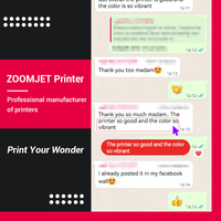 Zoomjet Factory Sale 1,8 m 1080DPI XP600 Cabezal de impresión 20sqm/H Flex Banner Vinilo Pegatina Lona Eco Solvente Impresora
