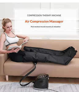 Masajeador de Piernas AirWave de Cuatro Cámaras Transfronterizo con Bolsas de Aire para Relajación Muscular y Recuperación Post-Entrenamiento, Tamaño Ajustable, Litio - Product Image 2