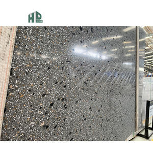 Grigio su misura lastra di Terrazzo sostenibile pavimenti in marmo cemento <span class=keywords><strong>per</strong></span> interni esterni <span class=keywords><strong>per</strong></span> il bagno controsoffitto rivestimento della parete Design - Product Image 4