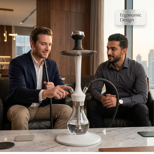 Chicha arabe en <span class=keywords><strong>bois</strong></span> avec bouteille en verre et base en <span class=keywords><strong>bois</strong></span> SHISHA HOOKAH - Product Image 3