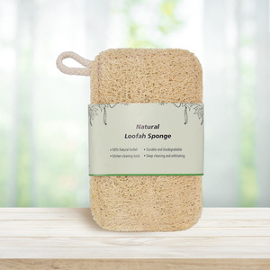 Natural Loofah Dishwashing <b>Brush</b> <b>Powerful</b> Kitchen Housework Cleaning Towel and Flesh <b>Brush</b> for Pots and Pans Scouring Pads - Product Image 2