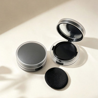 En stock – Boîtier compact OEM personnalisé 13G pour poudre de maquillage, fond de teint et blush, avec miroir, houppette et insert rechargeable