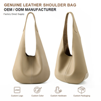 Sacs à bandoulière pour femmes en cuir pleine fleur OEM, faits à la main, grande capacité, style Hobo, pour le quotidien et le week-end