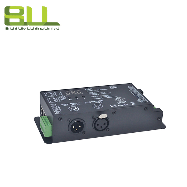 DSA  Model DMX SPI Decoder and RF Controller for Digital  RGB RGBW Led Strip Light