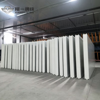 Panneau sandwich en polyuréthane PU à application multi-scènes, double usage pour murs et toitures, matériau de construction de villas préfabriquées