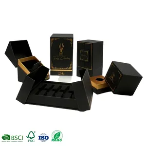 Biodegradable Handmade High Qualify Luxury Cosmetics Box Perfume Skincare Box Packaging Box With Lid For Serum