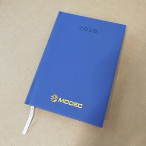 Marketing de negocios corporativos personalizado 2025 2026 diarios de cuero pu diario <span class=keywords><strong>agenda</strong></span> diario inglés - Product Image 4