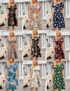 Robe longue de princesse avec <span class=keywords><strong>ceinture</strong></span>, motif floral 3D exquis, pour <span class=keywords><strong>femme</strong></span>, idéale pour les vacances – Nouvelle collection en gros - Product Image 3