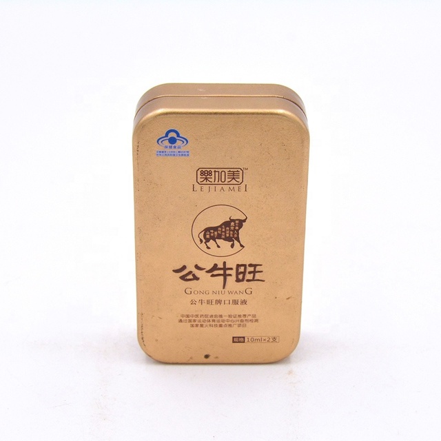 Rectangular USB Flash Disk Metal Packaging Tin Box for Promotion
