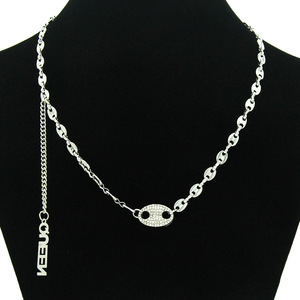 Literary Pig Nose Buckle Collarbone Necklace, Cute Pendant Trendy Women's Fashion Accessories Tanjing - Product Image 1