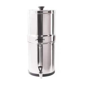 JEWIN 18L New Design Stainless Steel Water Filter High Quality Water Purifier with Ceramic Carbon Rod