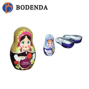 Boneka matryoshka Rusia, boneka Rusia tinplate dapat dua set bagian