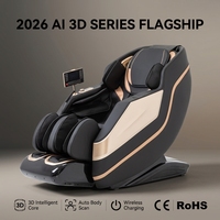 Fauteuil de massage corporel complet à gravité zéro OYEAL avec écran LED moderne, massage des pieds et fonction musicale, en cuir