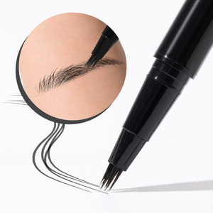 Nouveau design OEM/ODM crayon à sourcils liquide à pointe carrée en tube rond personnalisable-résistant aux taches et à la sueur et longue durée - Product Image 4