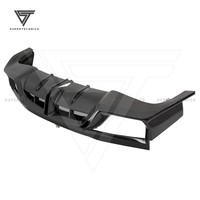 Diffuseur arrière de style voiles noires personnalisé en fibre de carbone de haute qualité avec lumière pour 2017-2021 Nissan GTR R35