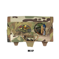 Insignia Táctica de Calavera de Camuflaje Bordada a Máquina para Casco de Piloto, Brazalete Táctico, Insignia Médica con Velcro