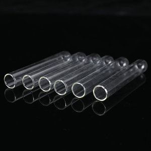 Tubos de Ensayo de Vidrio Transparente con Fondo Redondo, Tubo de Reactivo de Borosilicato de Alta Calidad para Uso en Laboratorio, Tubo de Ensayo Estándar, Múltiples Modelos - Product Image 1