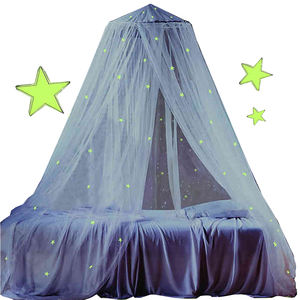 Facile da Trasportare Conico di Zanzara Culla Netto di Lusso Reti di Zanzara Del Bambino Con Stelle Luminose All-around Proteggere Il Bambino Letto <span class=keywords><strong>baldacchino</strong></span> - Product Image 1