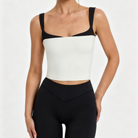 Nouveaux ensembles de vêtements de yoga et de fitness, veste à patchwork de couleurs contrastées, pantalon de sport, vêtements de sport pour femmes, vêtements de sport pour la salle de sport