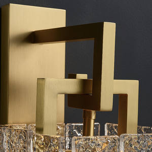 Nouveau Style cage d'escalier artistique nouveau salon maison luxe moderne led cristal applique k9 lumière intérieure - Product Image 3